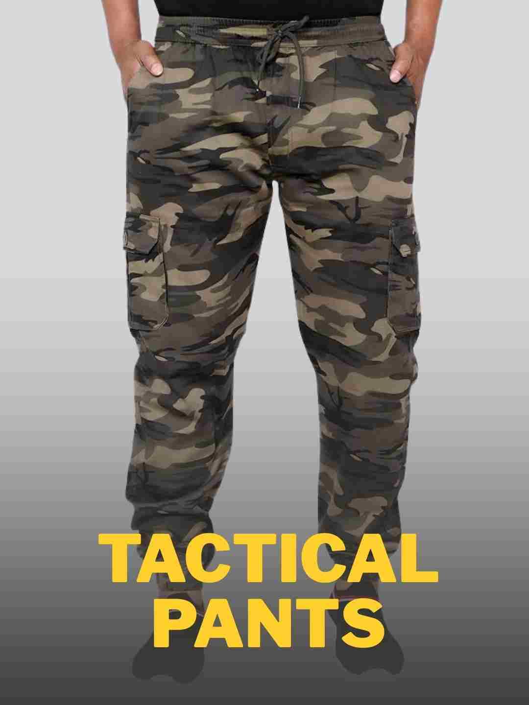 Men's Camouflage Pants | Army Print Tactical Cargo Trousers