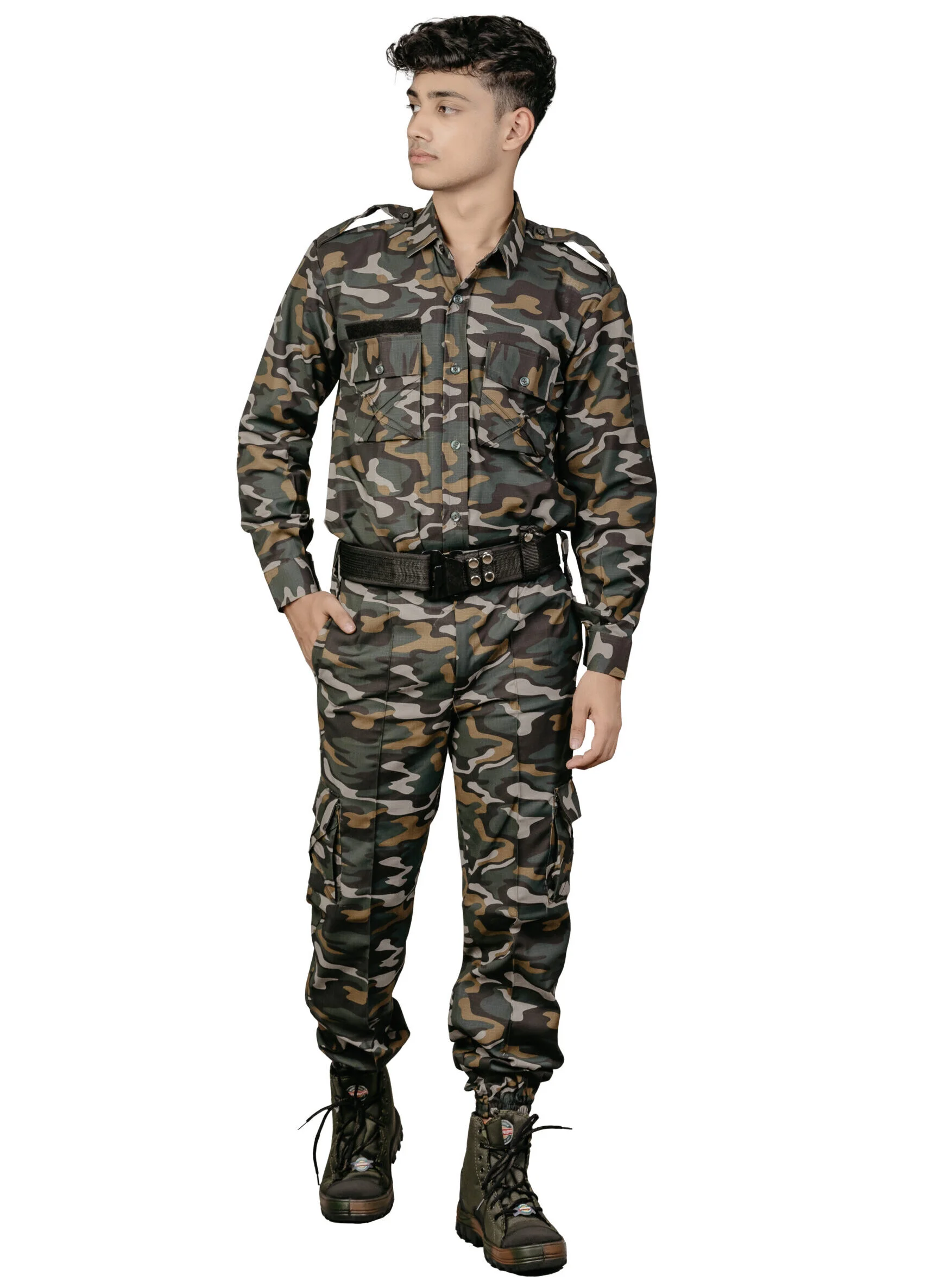 PAVA Men's Camouflage Army Combat Uniform Set