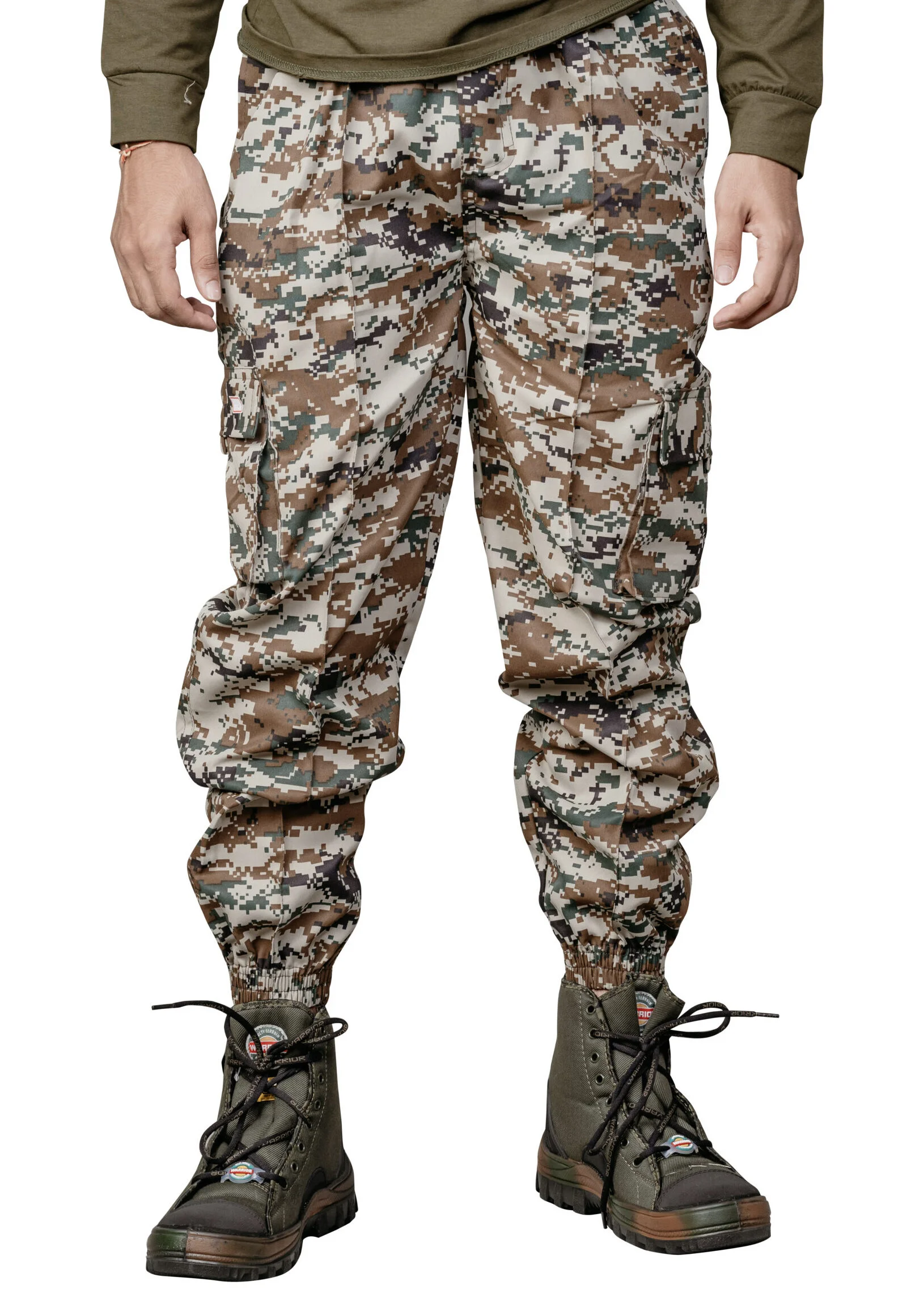 PAVA Men's Camouflage Cargo Lower | Army Print Tactical Jogger