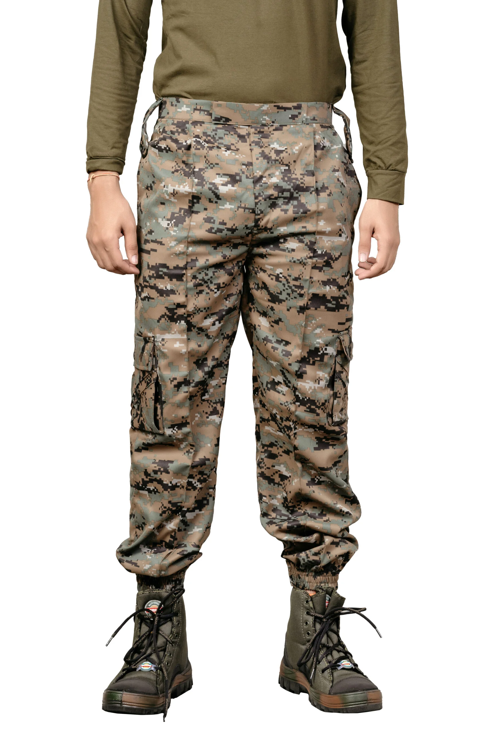 PAVA Camouflage Cargo Jogger Pants